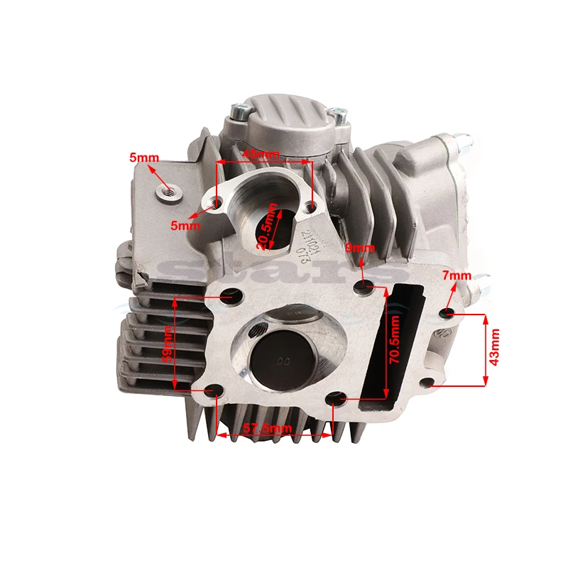 YX150 YX160 Cylinder Head Assy For 60mm Bore YinXiang YX 150cc 160cc Horizontal Engine Dirt Pit Bike Kayo BSE SSR SDG Parts