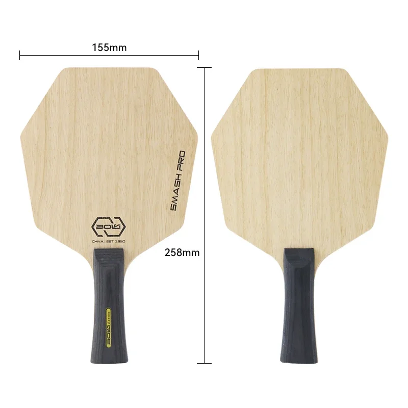 Boli 5Ply Pure Wood Table Tennis Blade Professional Hexagon Control Table Tennis Paddle For Tranning Offensive Pingpong Blade