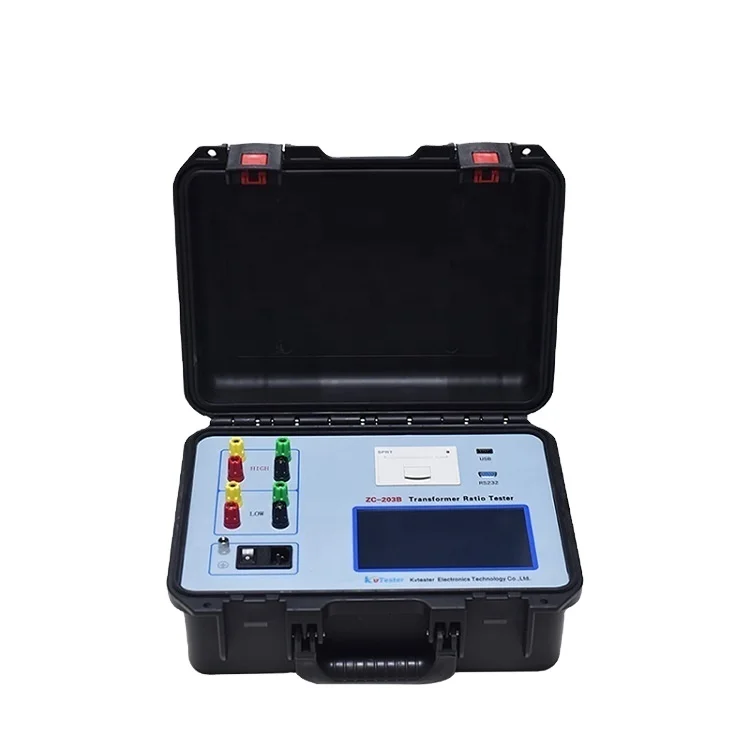 Three Phase  Four Ports TTR Tester Transformer Turn Ratio Tester for Transformer with Neutral Point