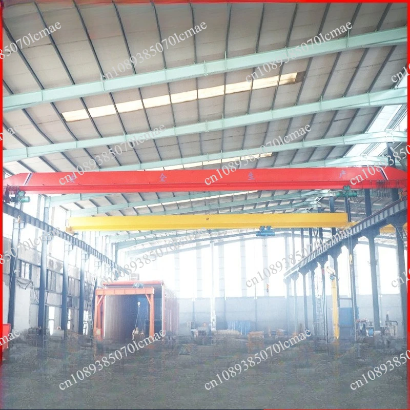 Electric single beam driving, workshop hoisting single beam crane