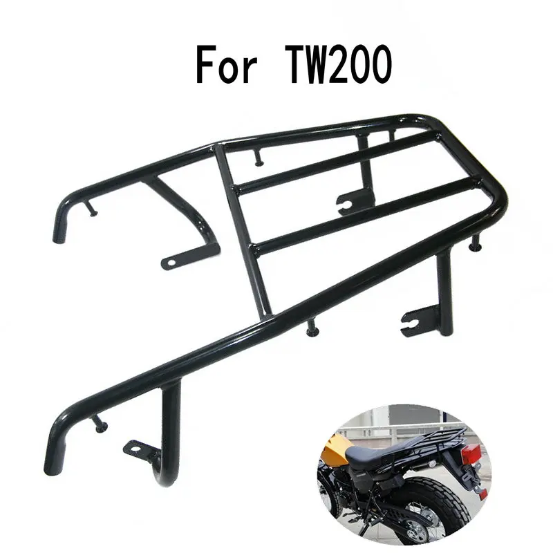 

Motorcycle Cargo Shelf Metal Rear Fender Luggage Rack Support Bracket For Yamaha TW200 Trailway 1987-2008