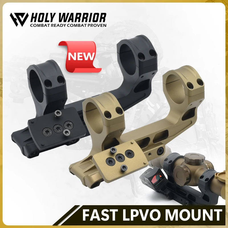 

Tactical Fas LPVO Scope Mount, 2.05 ", Centerline Height 30mm Tube Offset Mount Plate For Red Dot Sight