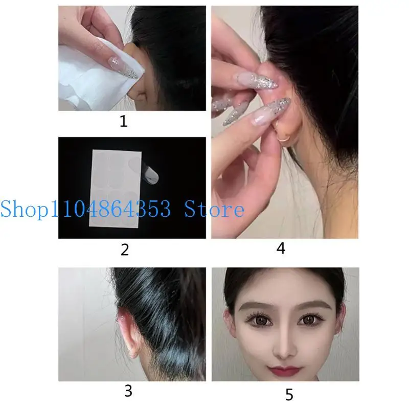 652F DIY ملصق الأذن Elves هدية للنساء لدعم الأذنين الكبيرة