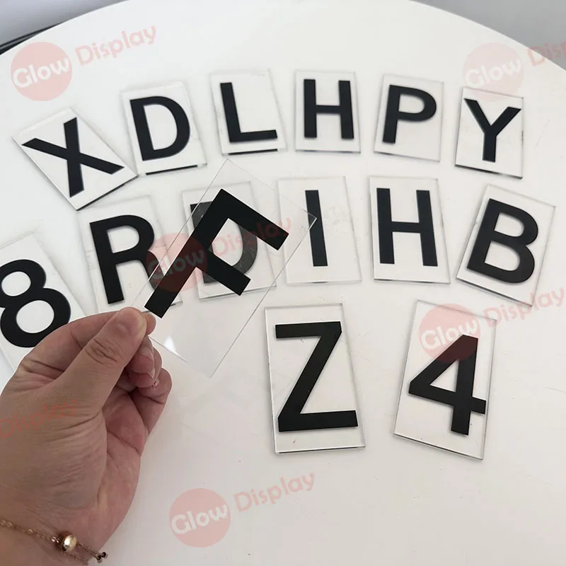 Clear VIP Marquee Message Board Sign Light Box Interchangeable letters One Set A-Z Alphabets and 0-9 numbersLetter for Event