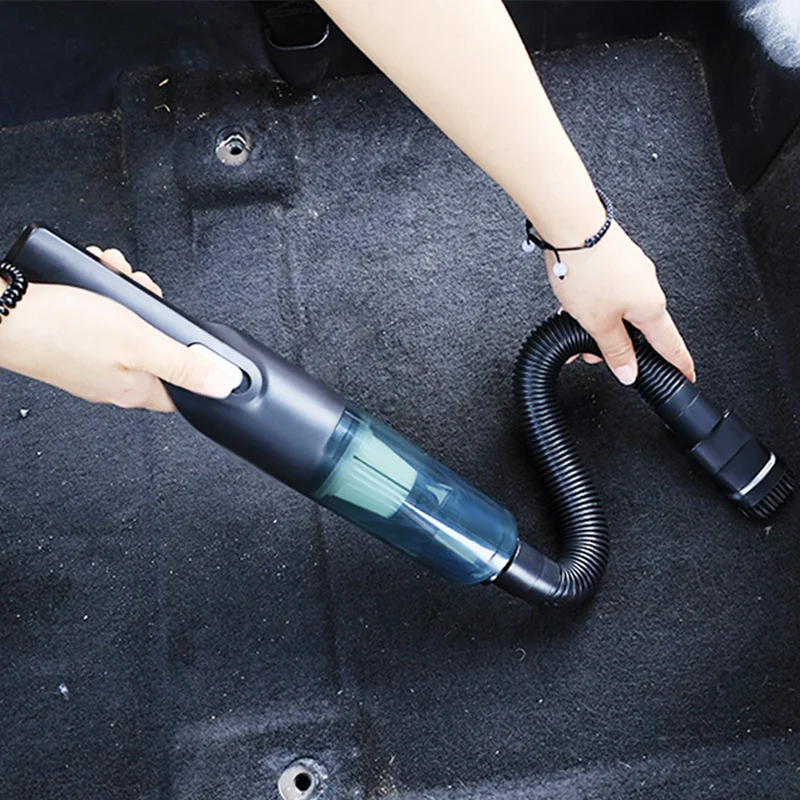 Aspirador de pó portátil sem fio recarregável, vácuo de alta potência, 120W, 9000PA, úmido e seco, adequado para casa, carro, escritório