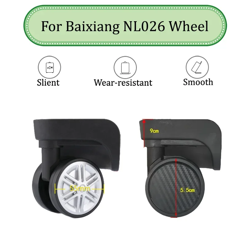 

Suitable For Baixiang NL026 Universal Wheel Trolley Case Wheel Replacement Luggage Pulley Sliding Casters Wear-resistant Repair