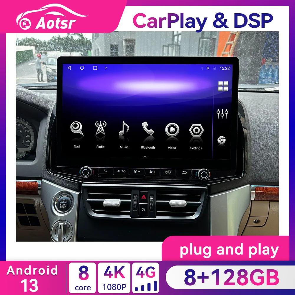 

Автомагнитола для TOYOTA LAND CRUISER 13,0, 32 дюйма, 4G, Wi-Fi, BT5.0, CarPlay, Android 200, 2008-2020