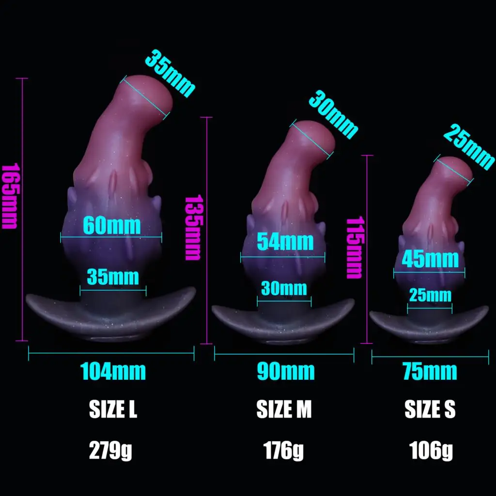 3 Size Huge Anal Bedas Silicone Soft Butt Plug Anal Plug Dildo For Wearing Anal Dilation Prostate Massage Sex Toys for Men Women