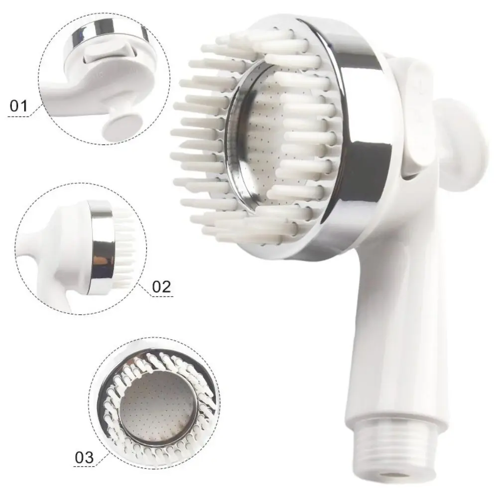 Gentle Spray Pet Shower Head Dual Mode High Pressure Dog Bathing Nozzle Water Control One Click Close Pet Washing Sprinkler