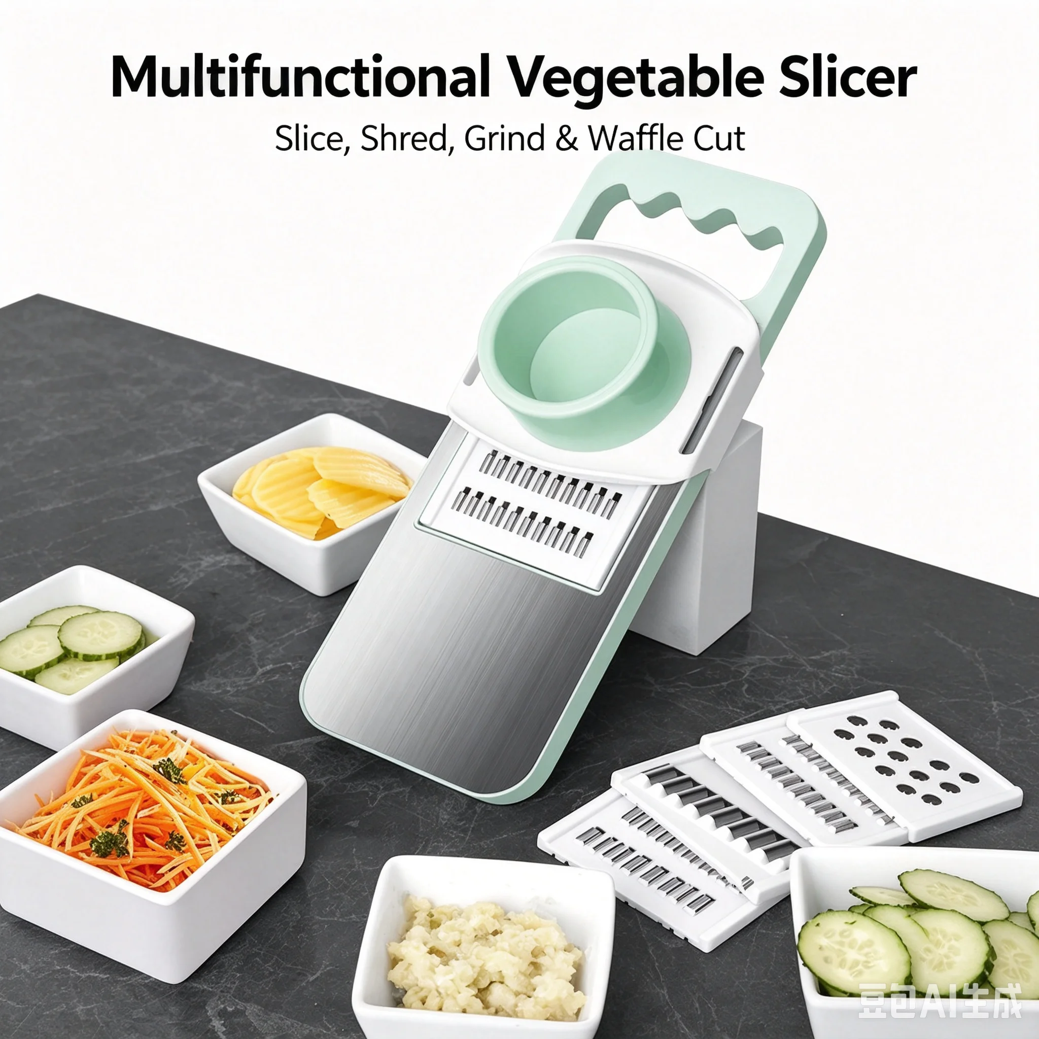 Multi functional vegetable slicer, potato slicer, scraper, slicer, household kitchen multifunctional vegetable slicer