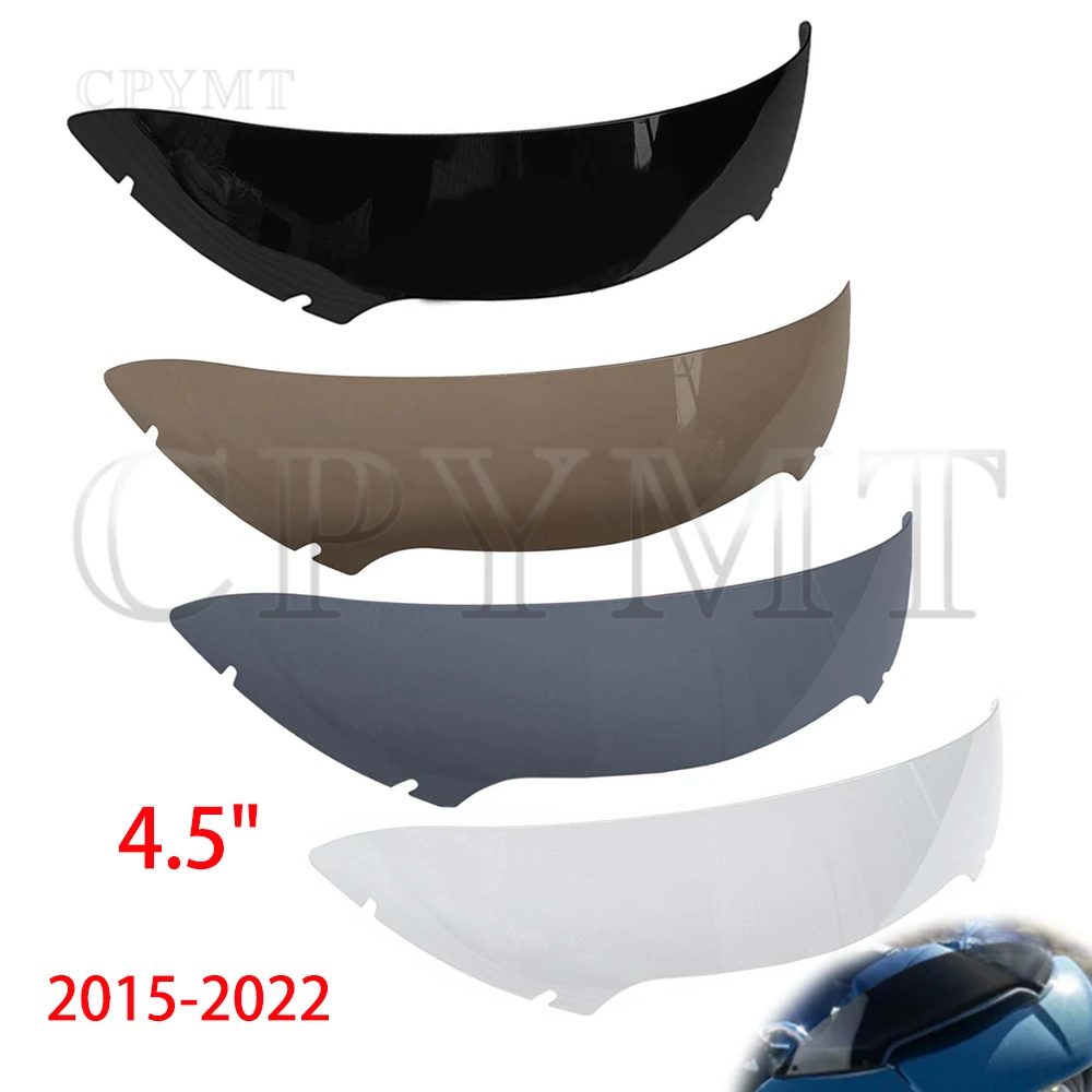 4.5 "szyba przednia szyba przednia motocyklowa deflektor wiatrowy pasuje do Harley Road Glide FLTRX Ultra FLTRU Special FLTRXS 2015-up