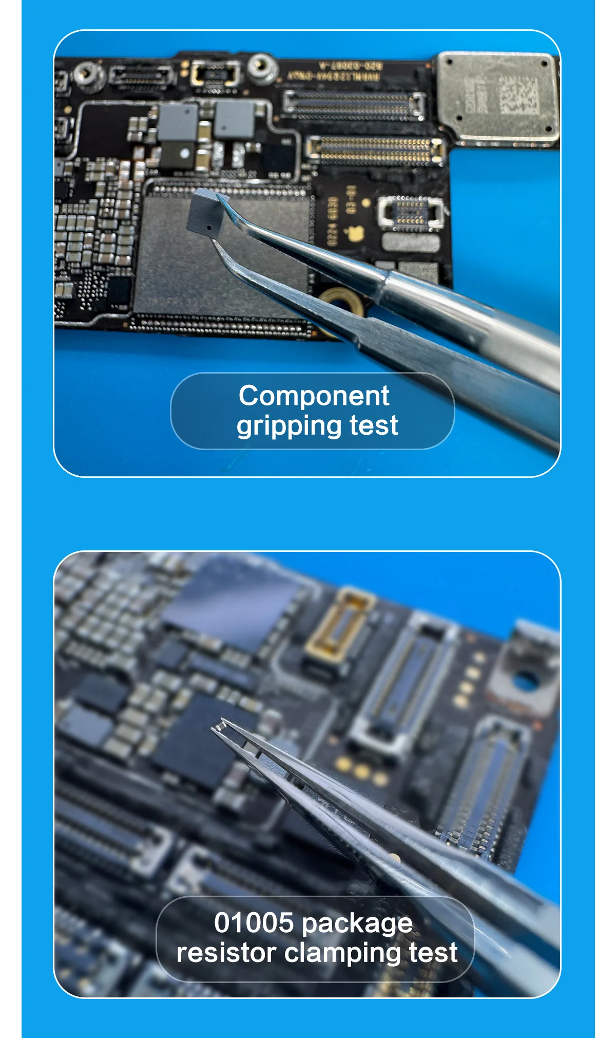 I2C NS-01/02/03/04 Extra Harte Superlegierungs-Pinzetten 2.5D 3D Professionelle Wartungswerkzeuge für Handy- und Computerreparatur – Detail 10