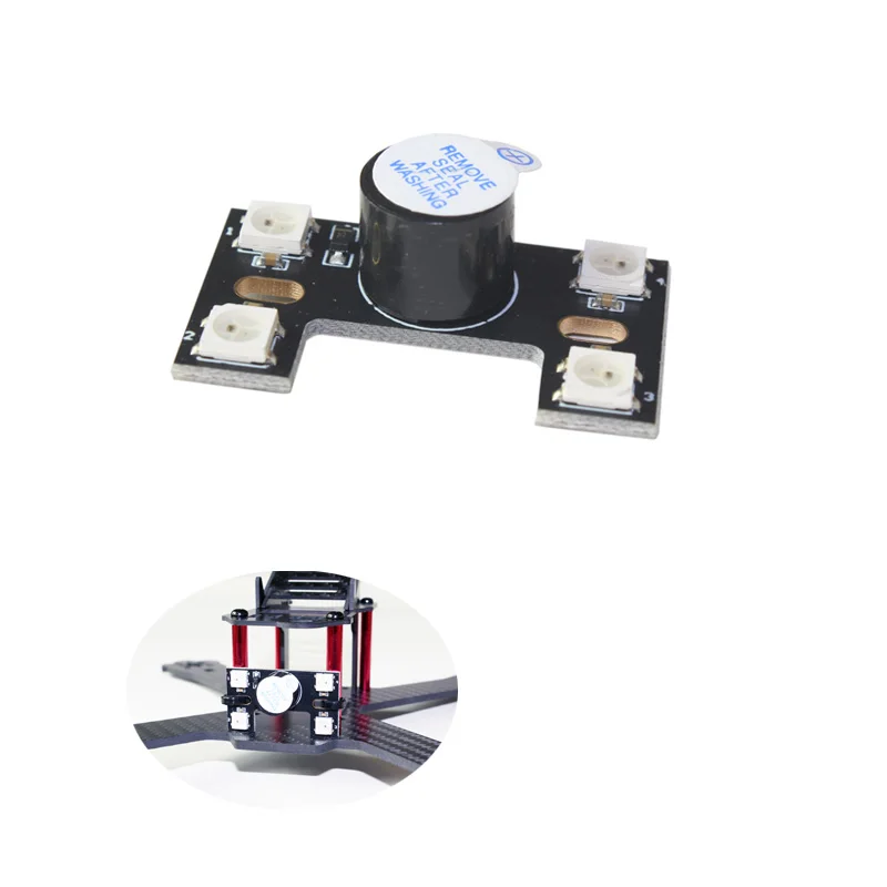 

Светодиодный задний фонарь 5 В WS2812B с громким зуммером и двумя режимами для контроллера полета F3 F4 F7 FPV Racing Дроны для фристайла