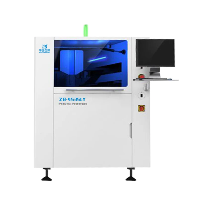 ZB-4535LY Fully Automatic Vision Solder Paste Printer 450x350mm Pcb Solder Printer Machine For Smt Smd Production Line