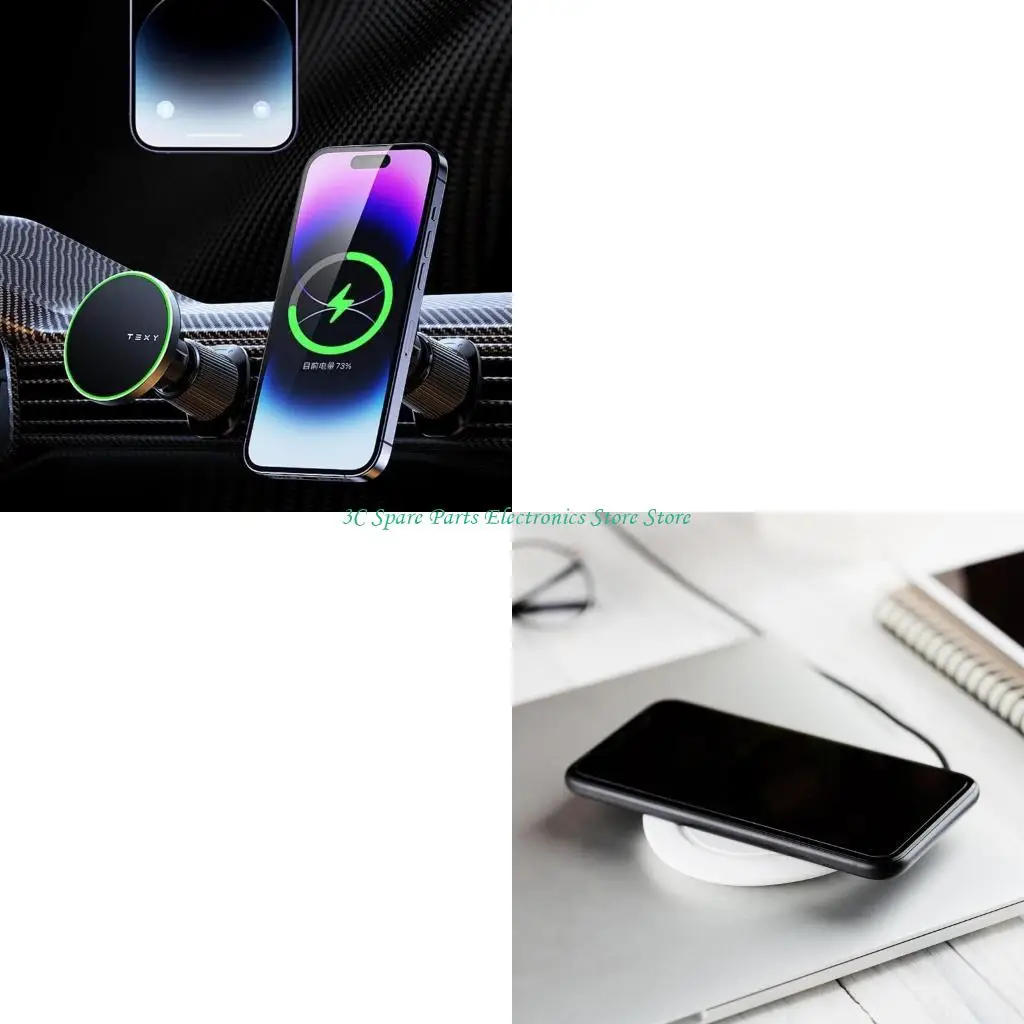 

SZ Мощное магнитное зарядное устройство для автомобильного крепления для держателя шарового шарнира 17 мм, простое в