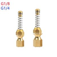 High Pressure Wash Sewer Drain Cleaning Nozzle Spring Head G1/4 G1/8 Adaptor For Opening Clogging of Sewage
