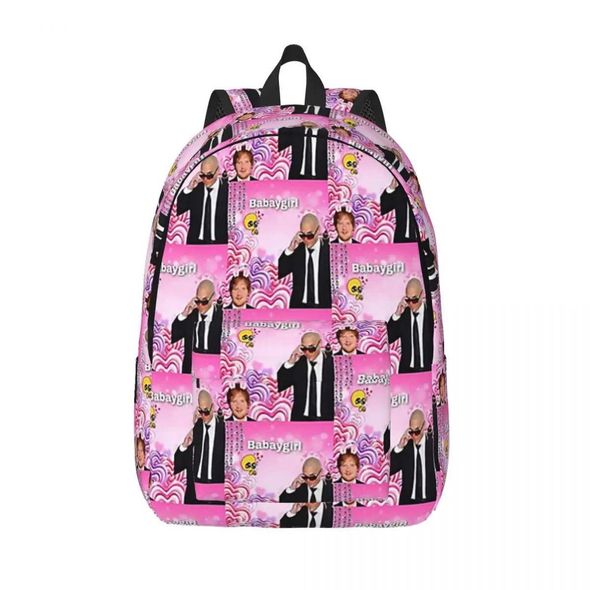 

Mr. Worldwide Backpack for Kindergarten Primary School Student Funny Humor Bookbag Boy Girl Kids Canvas Daypack Sports