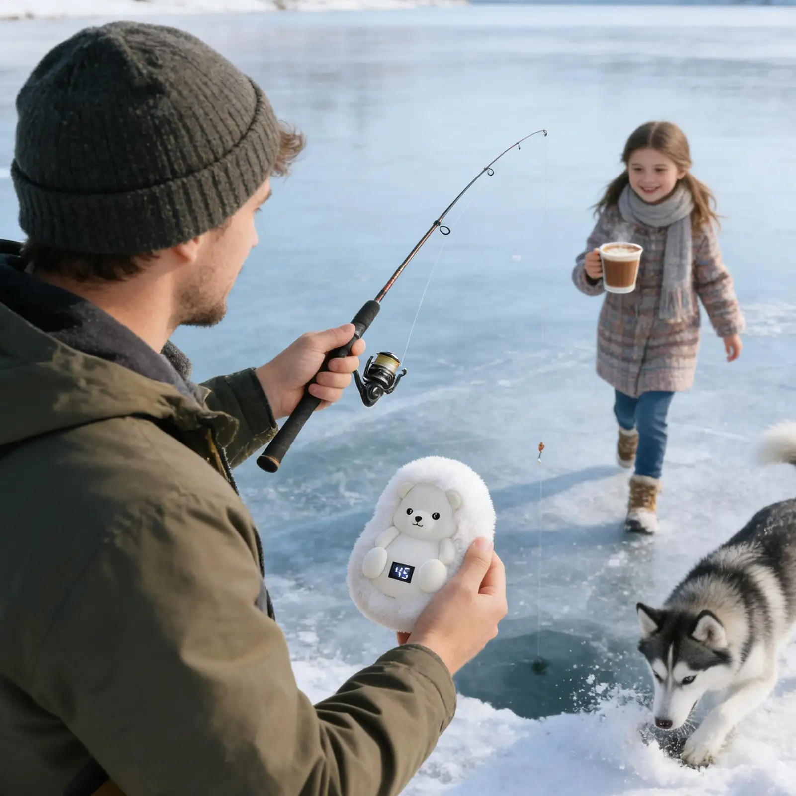 

Hand Warmer Long-Lasting LCD Screen Fast Heating Electronic Hand Warmers Rechargeable For Indoor Outdoor Hiking Skiing Camping