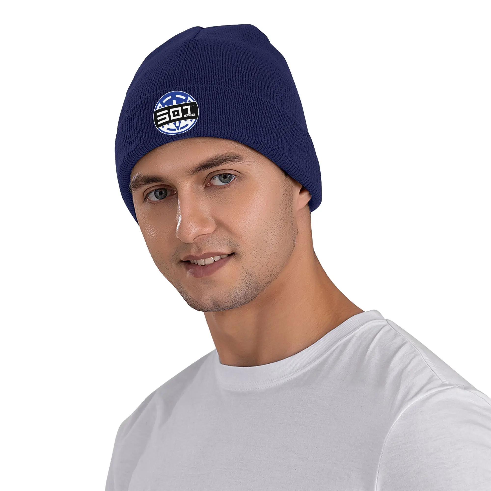 501a Legione Logo Cappello lavorato a maglia Beanie Autunno Inverno Cappello Caldo colore acrilico Clone Trooper Wars Caps Uomo Donna Regali