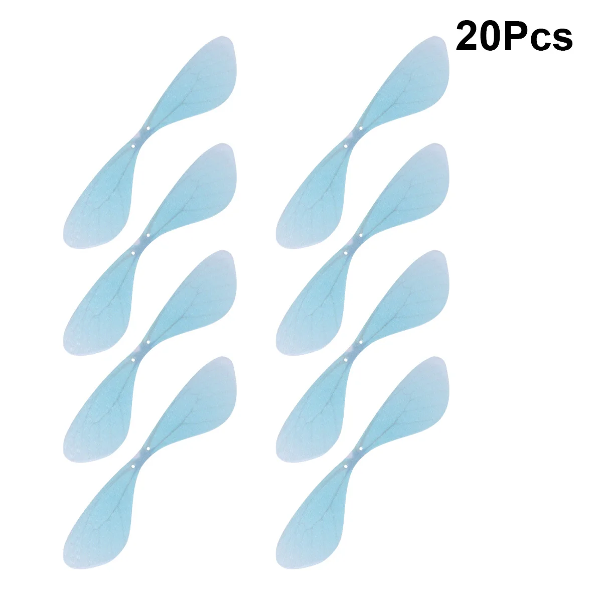 

20 шт. красивые декоры в виде крыльев для изготовления сережек ручной работы и других украшений, голубые принадлежности для сережек ручной работы