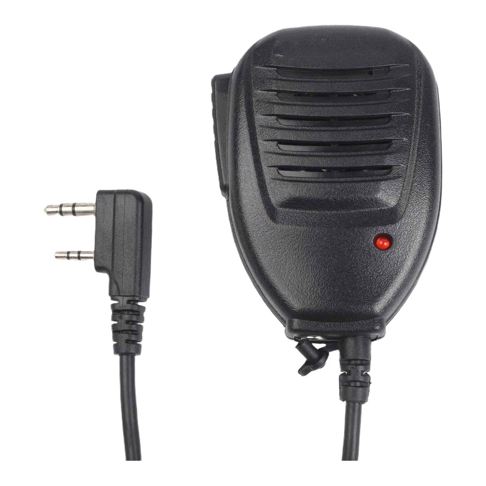 Two Way Radio PTT Speaker Mic 3.5mm Audio Interface Headphone Output With Auto-mute Microphone With Headphone Output