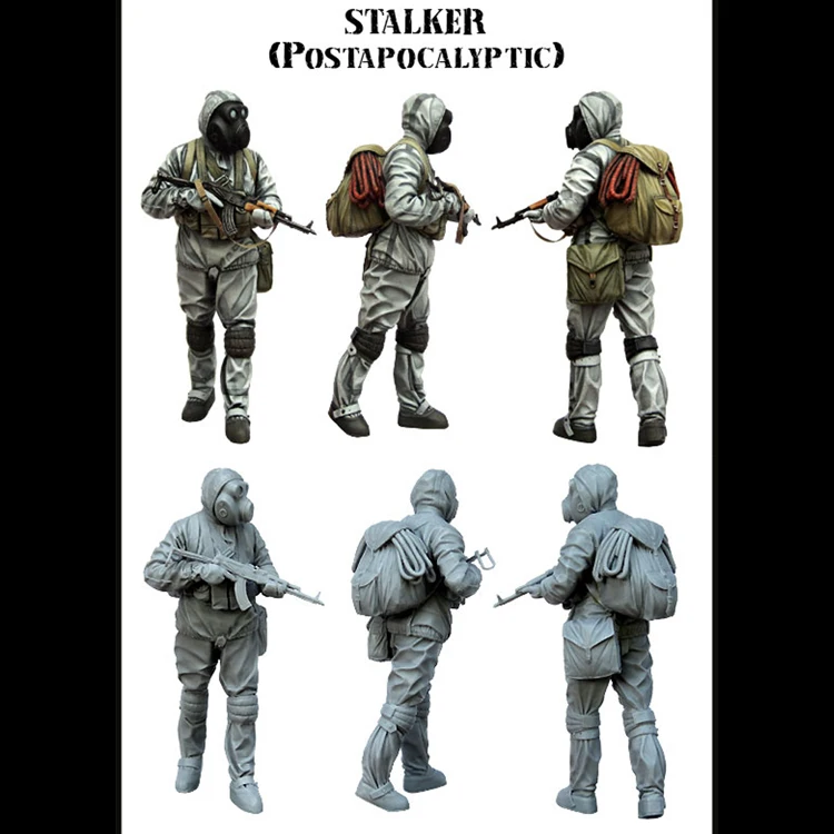 1/35 STALKER żywic kit żołnierzy GK wojskowy motyw niepowlekanego bezbarwny z czasów II wojny światowej