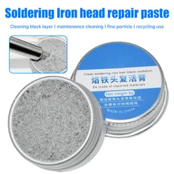 Soldering Iron Head Tinner Activator Tip Cleaner Remover Lead Free Non-stick Tin Solder Cream for Oxide Head Resurrection