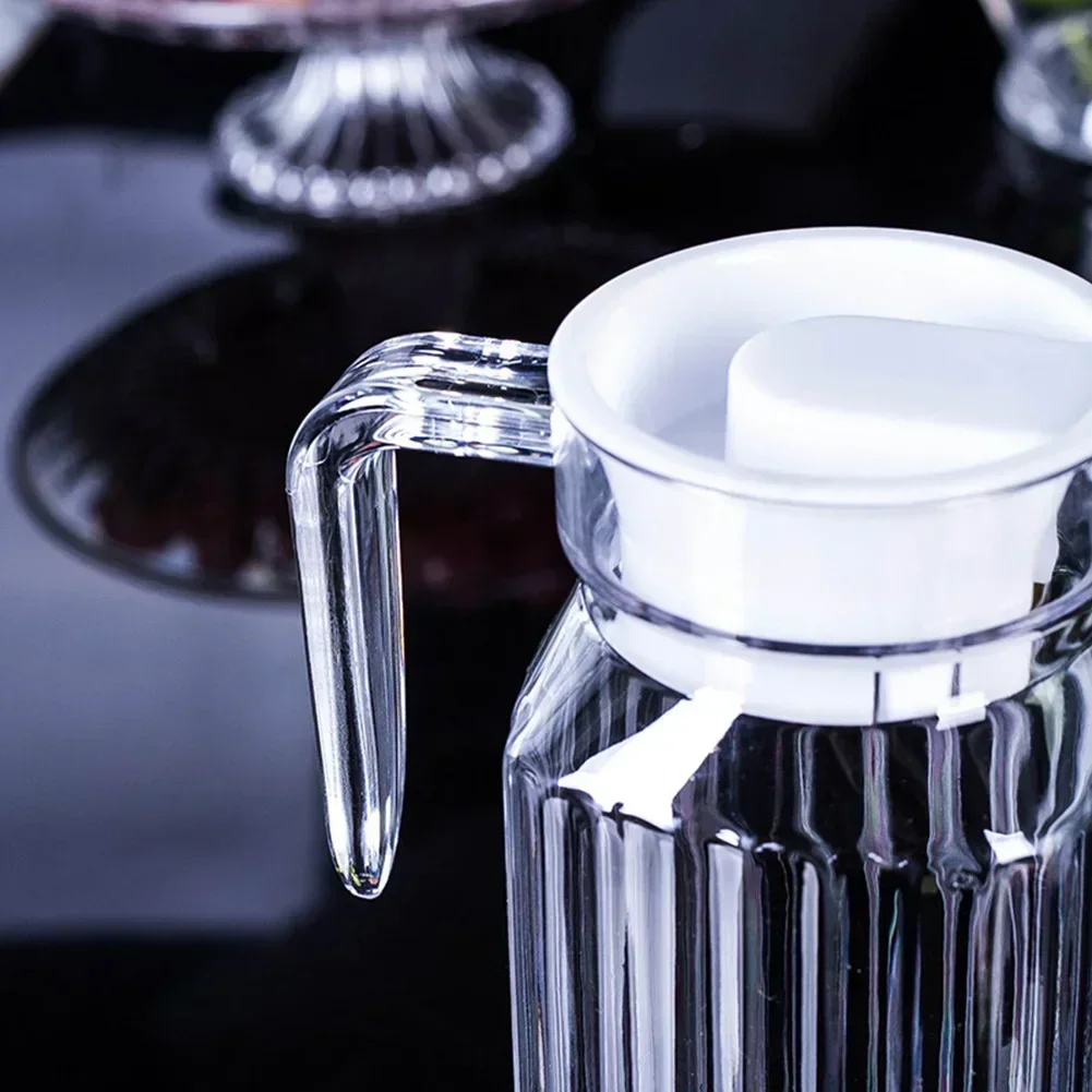 1.1L Watersap JUG Werper Fles Cocktail Koelkast Keuken Thuis Deksels Keuken Gereedschap Voor het opbergen van verse sapdrank