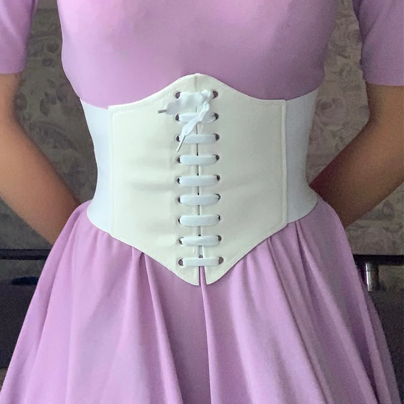 Corset Belt Bandage Super Wide Pu Leather Girdle Slimming Body Women Elastic High Waist Belts Cinto Feminin Ceinture ceinture