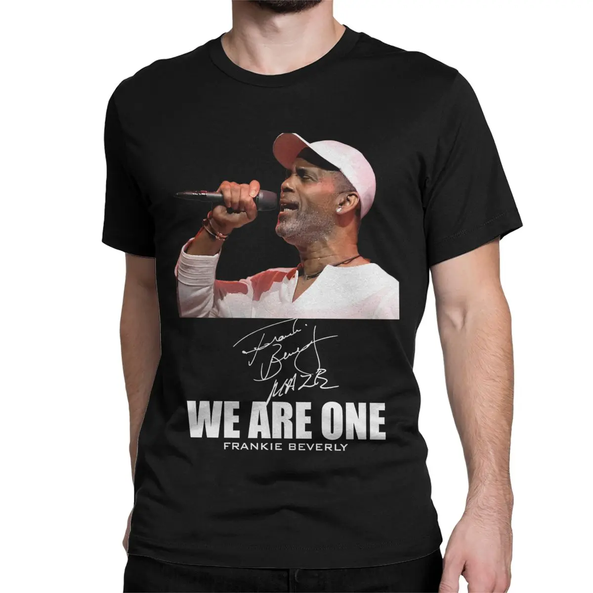 Men Women We Are One Frankie Beverly T Shirt Cotton Clothes Humorous Short Sleeve O Neck Tees Plus Size T-Shirts