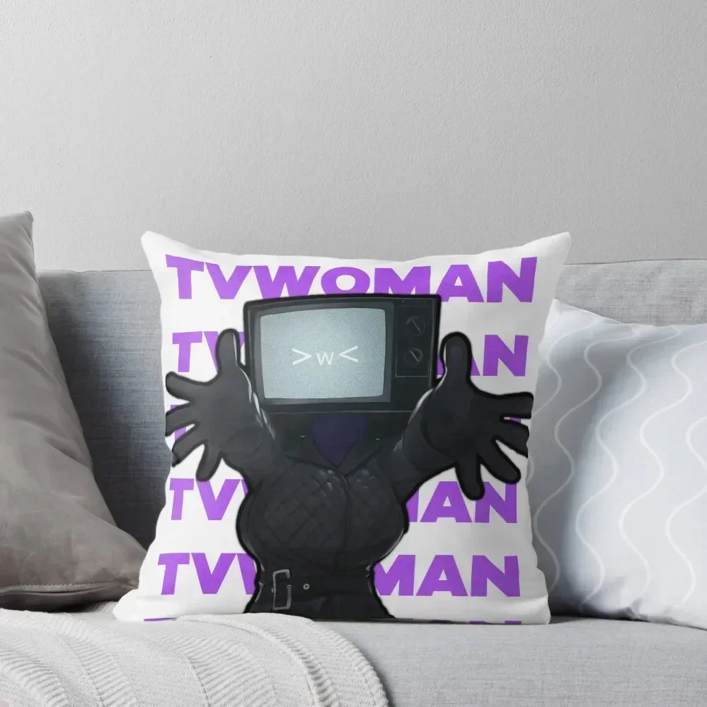 Tv Woman Hug! - Skibidi Toilet Throw Pillow Covers For Sofas Pillow Covers Decorative pillow