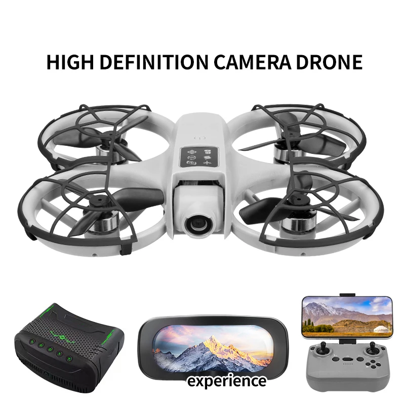 H36 RC Drone 2,4G gafas de transmisión en tiempo Real cámara HD FPV Drone sin escobillas Control remoto avión Quadcopter juguete volador