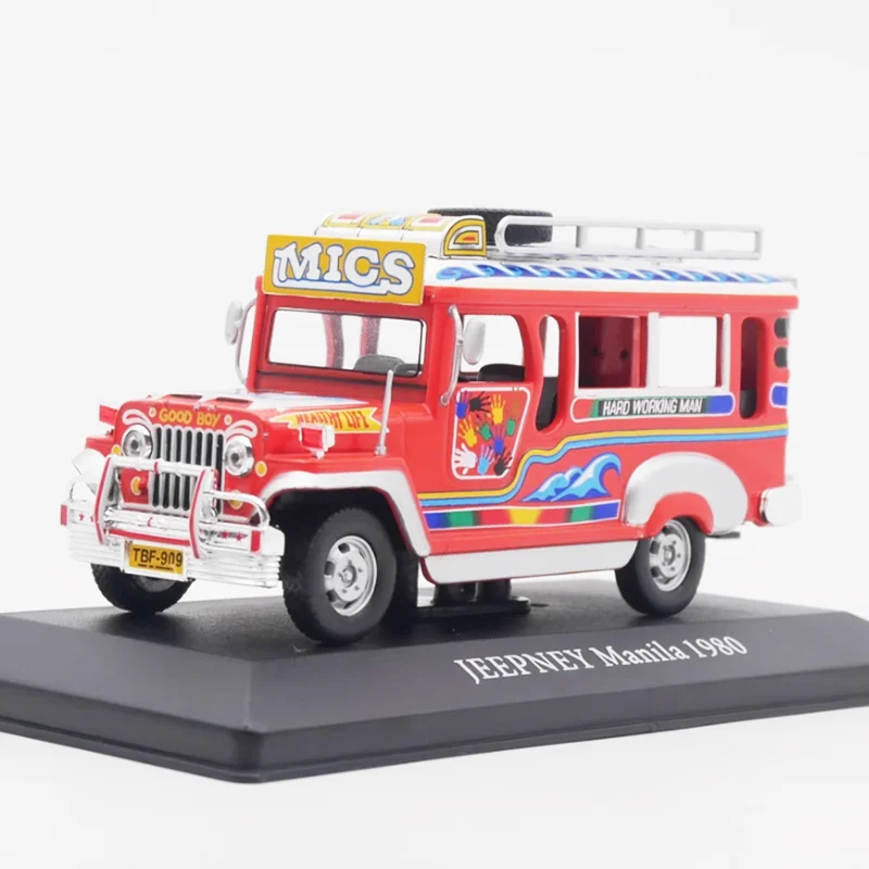 IXO Diecast 1:43 Skala Model Auta Taxi Manila 1980 Wykonany ze Stopu Metalu Gotowy Produkt Symulacja Zabawka Kolekcjonerska Prezent Statyczny Model Wystawowy