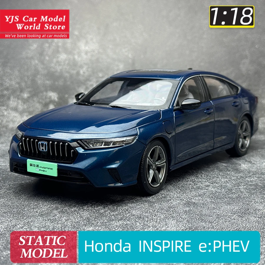 OEM 1/18 2023 Honda INSPIRE e:PHEV mid-term revamp Flagship Sedan Metal car model Holiday gift collection