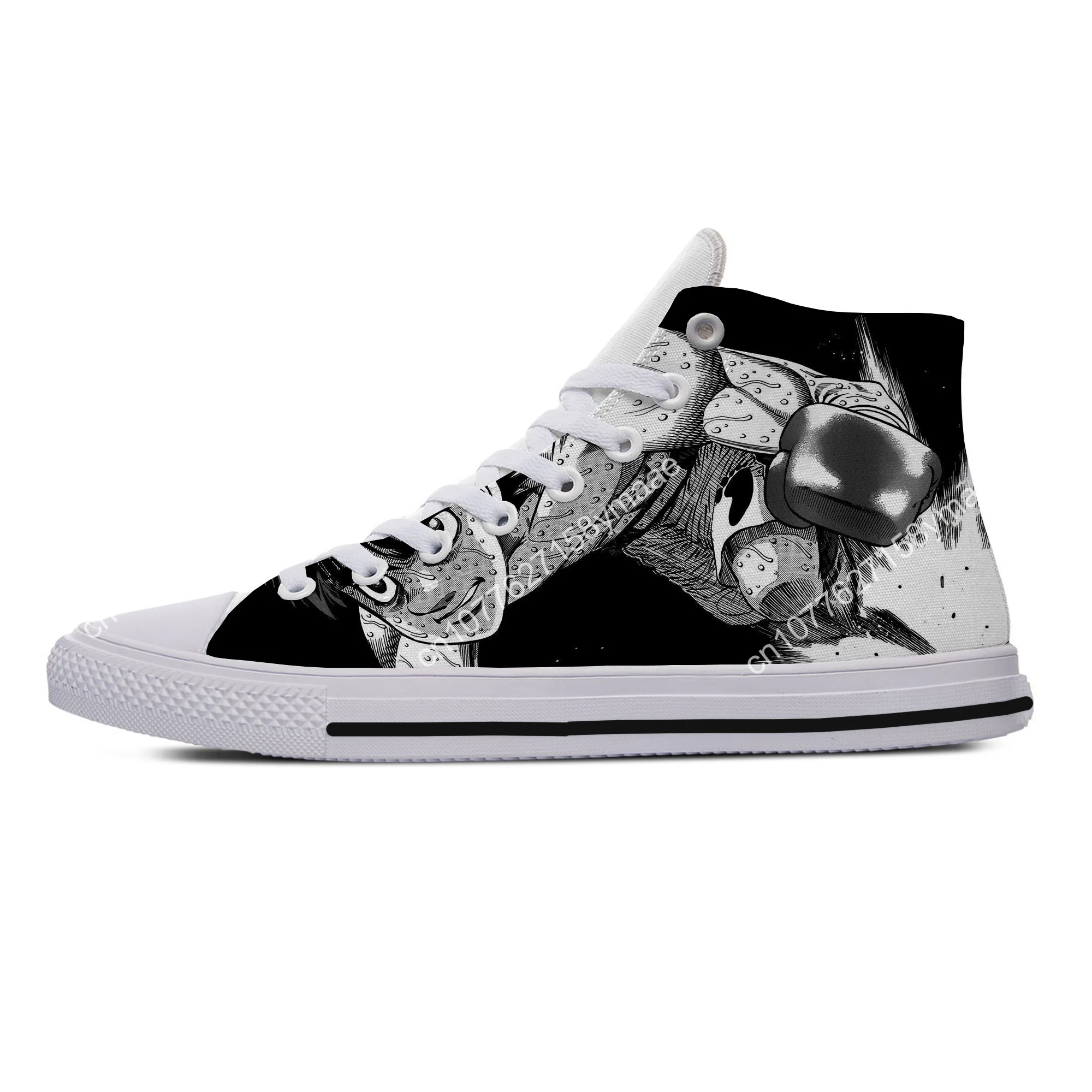 Hot Cool Women Men Japan Anime Hajime No Ippo Shoes Lightweight Leisure Comfortable Canvas Shoes High Help Classic Board Shoes
