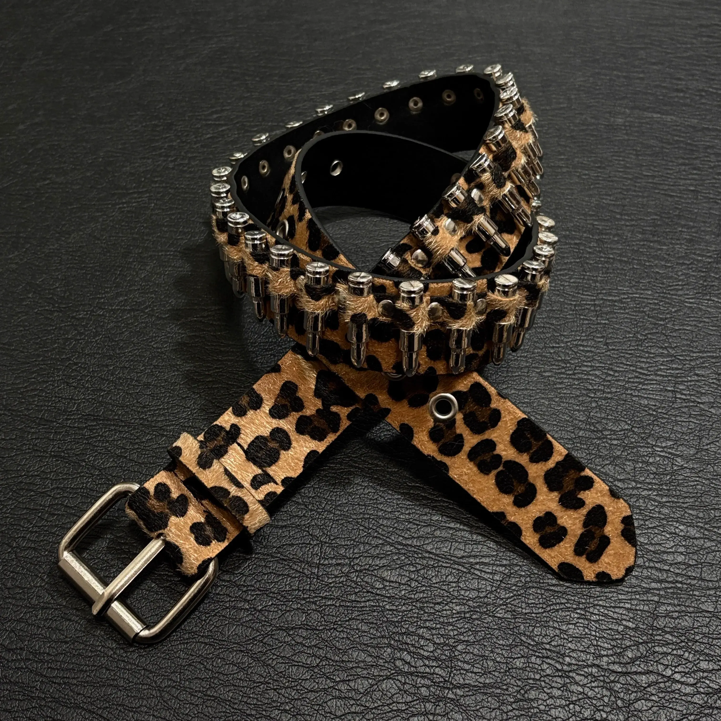 الرجال النساء خمر رصاصة ليوبارد الشرير مشد الإناث Cummerbund معطف حزام فستان Decration حزام عريض J1831