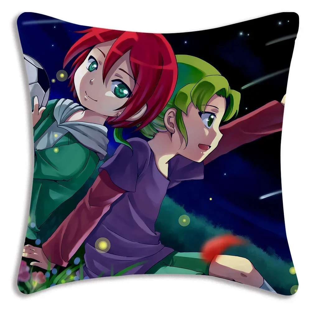 Anime Inazuma Eleven Pillow Covers Cartoon Sofa Decorative Home Double-sided Printing  Cute Cushion Cover