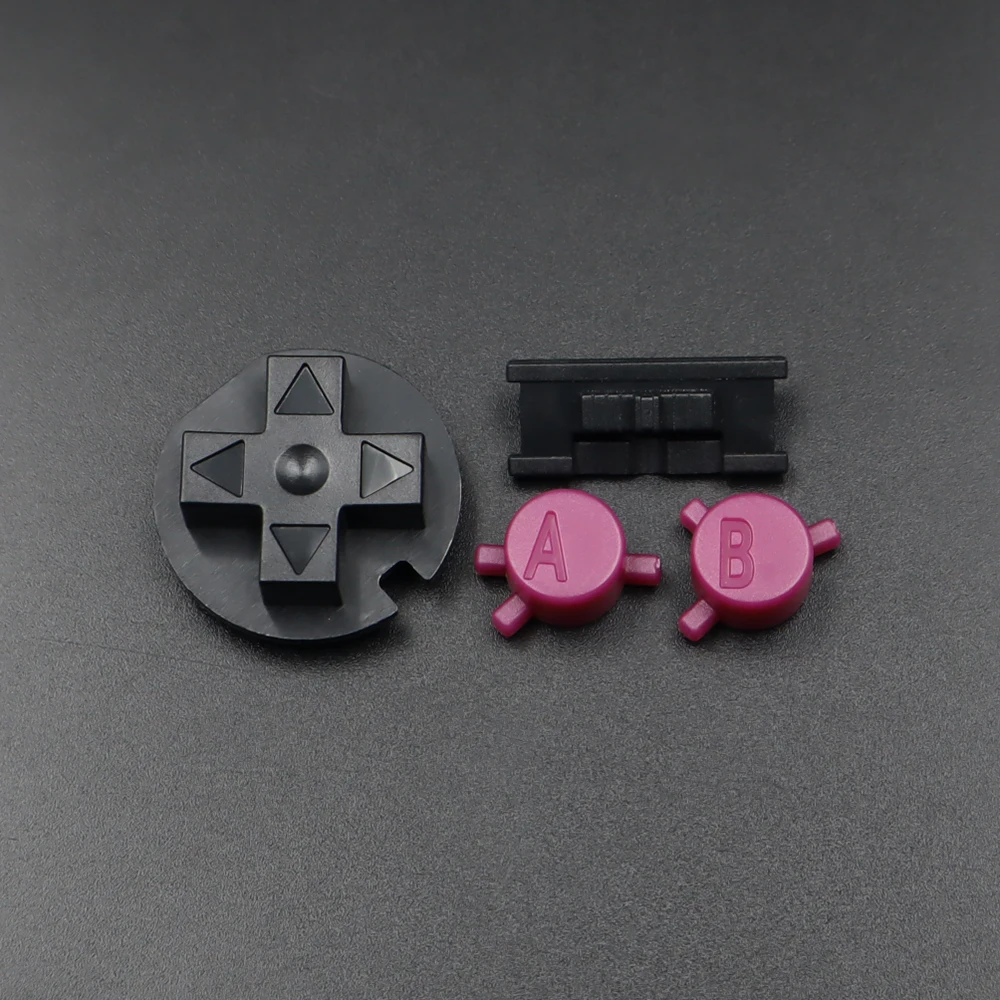 XOXNXEX 1 Set Suitable For Game boy color Button Shell For GBC Color Buttons GBC Game replacement Button Kit DIY Color