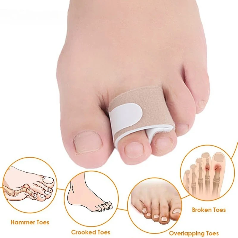 햄머토 교정기 1개, 편평발 교정용 발가락 보호대