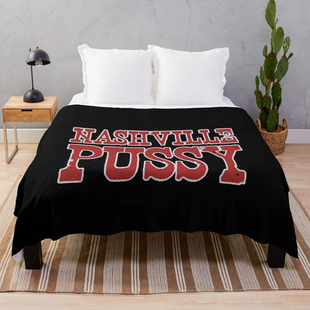 

Nashville Pussy Throw Blanket Luxury Thicken blankets ands Blankets