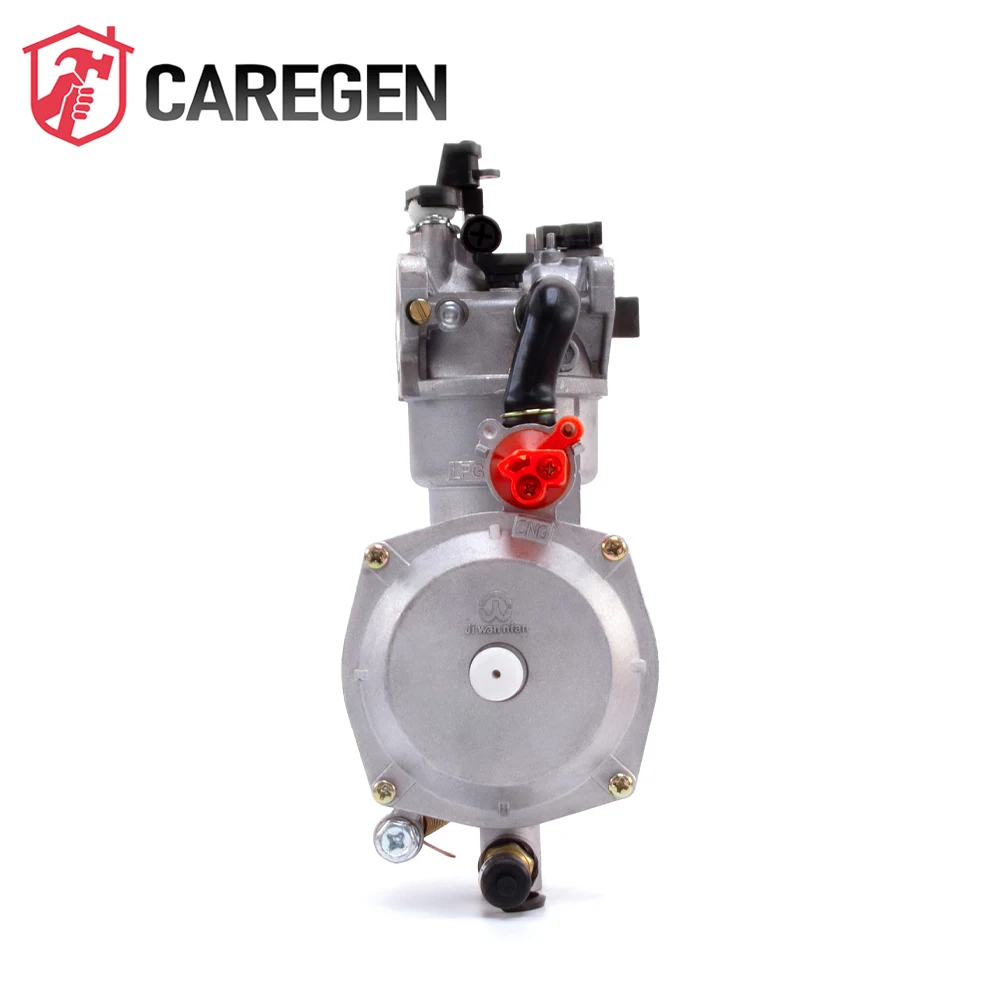 Auto Choke LPG Dual Fuel Carburetor NG Conversion Kit For 5KW 6.5KW 188F 190F 13P Gasoline Generator Gas Carburetor