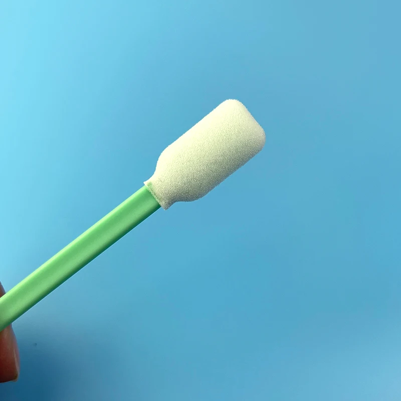 Industrial Cleanroom Swabs – Polyester/Foam Heads, High Absorbency, Lint-Free for Electronics, Medical & Lab Precision Cleaning