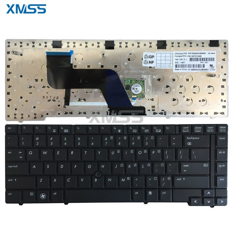 Новая английская клавиатура для ноутбука HP Elitebook 8440P 8440W Series с указателем