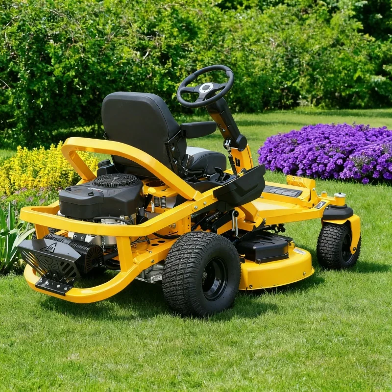 Lawn tractor seat mower zero turn riding lawn mower adjustable cutting height grass cutter