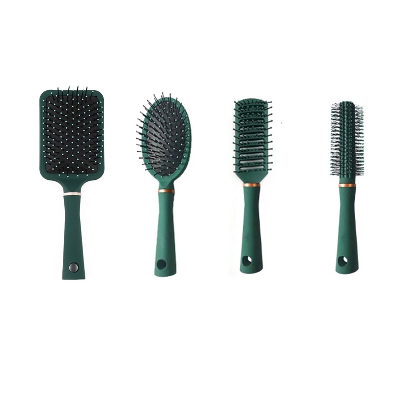 

Anti Static Massage Oval Comb Round Hair Brush Vent Hair Brush Detangling Brushes Paddle Brush for Women Men Wet Drop Shipping