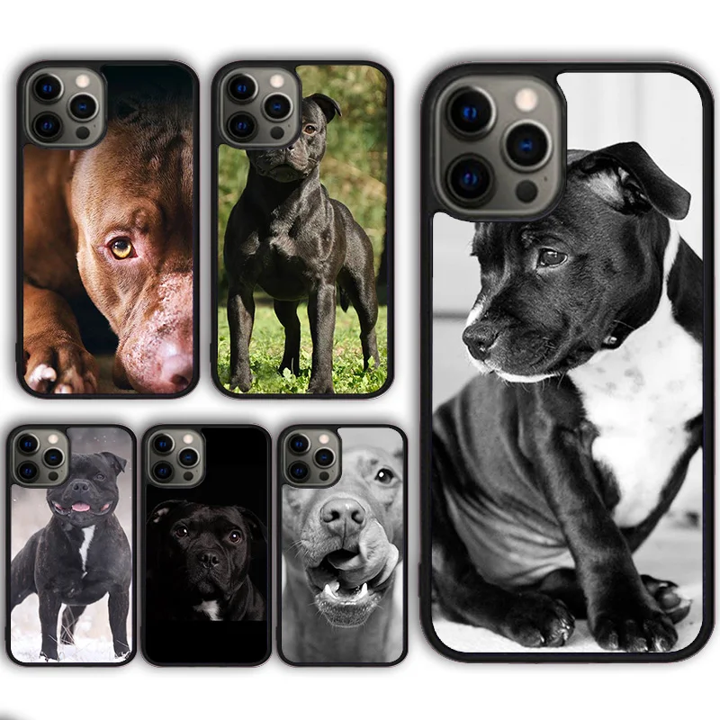 Staffordshire Bull Terrier Staffy Dog Phone Case for iPhone 16 15 SE2020 13 14 11 12 Pro Max 6 7 8 Plus  coque fundas Shell