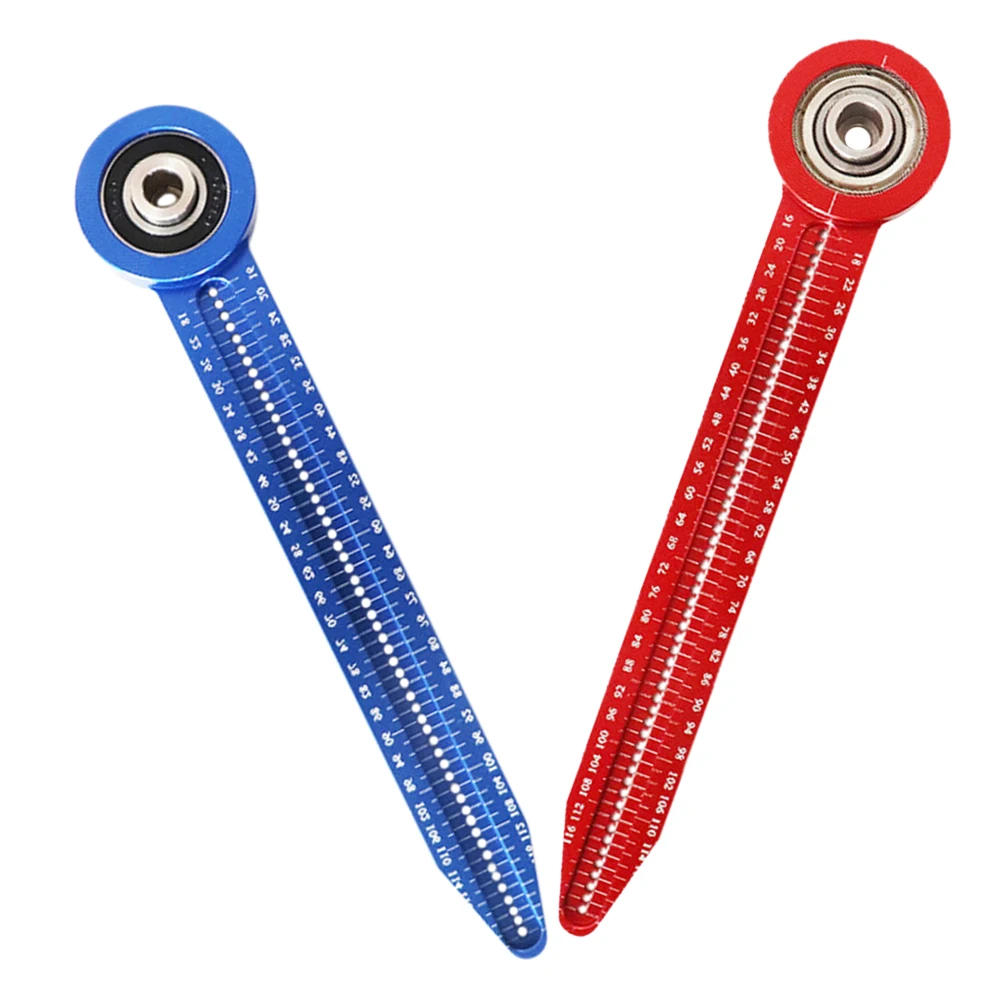

2Pcs Durable Aluminum Alloy Compass Ruler Woodworking Precision Circle Drawing Tool Multifunctional Drafting Carpentry