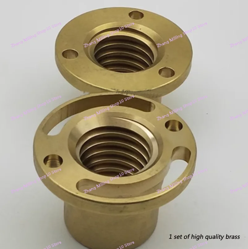 X /Y /Zaxis Screw Copper Sleeve Nut /bronze Nut 32*5/35*5mm Left/Right-hand Rotation Thread CNC Milling Machine for Bridgeport