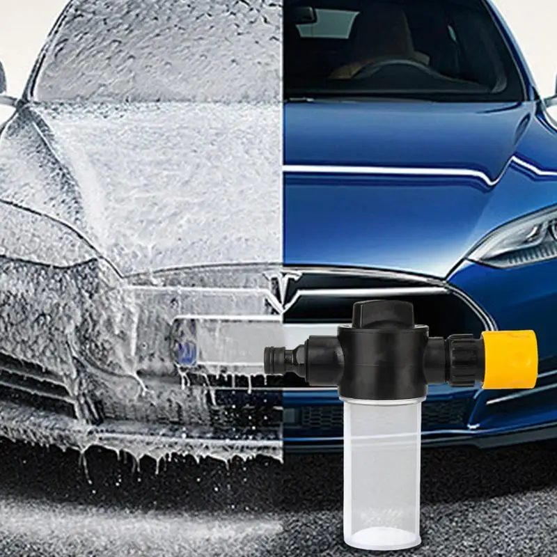 Car Washer Foam Pot Adjustable Washing Foamer Quick-connect Integrated 3 Levels Knob Foam Lance For Sprayer Watering