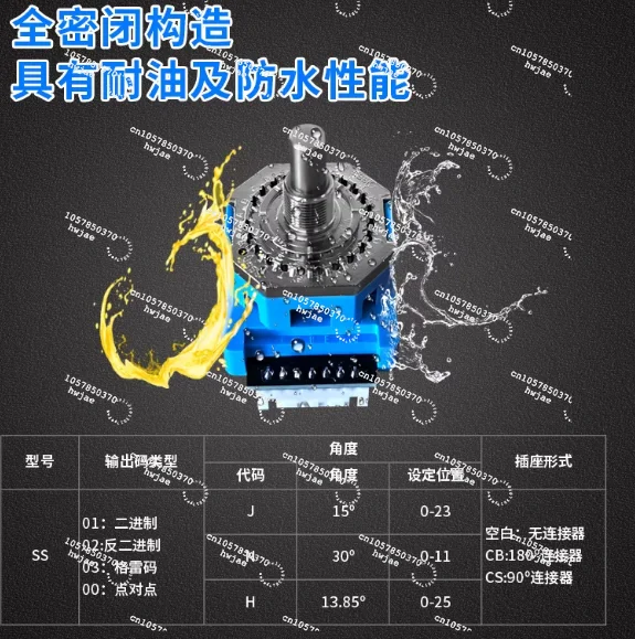 

Цифровой кодированный переключатель частоты SS-01J/02N/03H с управлением числовым управлением и выбором скорости вращения.